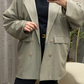 Blazer oversize mi-long Raniya