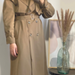 Trench-coat avec capuche amovible Camel