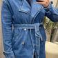 Trench Long en Jean Sofia