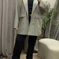 Blazer oversize mi-long Raniya