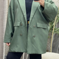 Blazer oversize mi-long Raniya