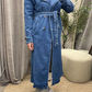 Trench Long en Jean Sofia