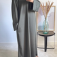 Abaya basique tissu crêpe