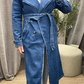 Trench Long en Jean Sofia