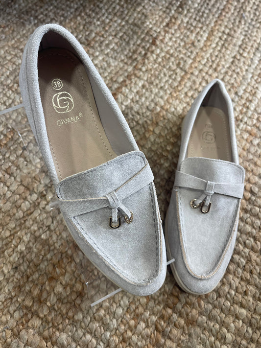 Mocassins  – Gris Élégance