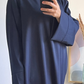 Abaya basique tissu crêpe