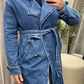 Trench Long en Jean Sofia